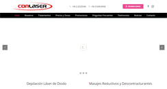 Desktop Screenshot of conlaser.cl